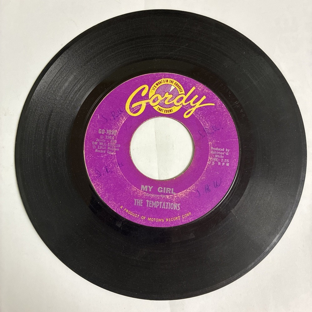 Temptations My Girl Nobody But My Baby 1964 Gordy GO-7038 45RPM 7"